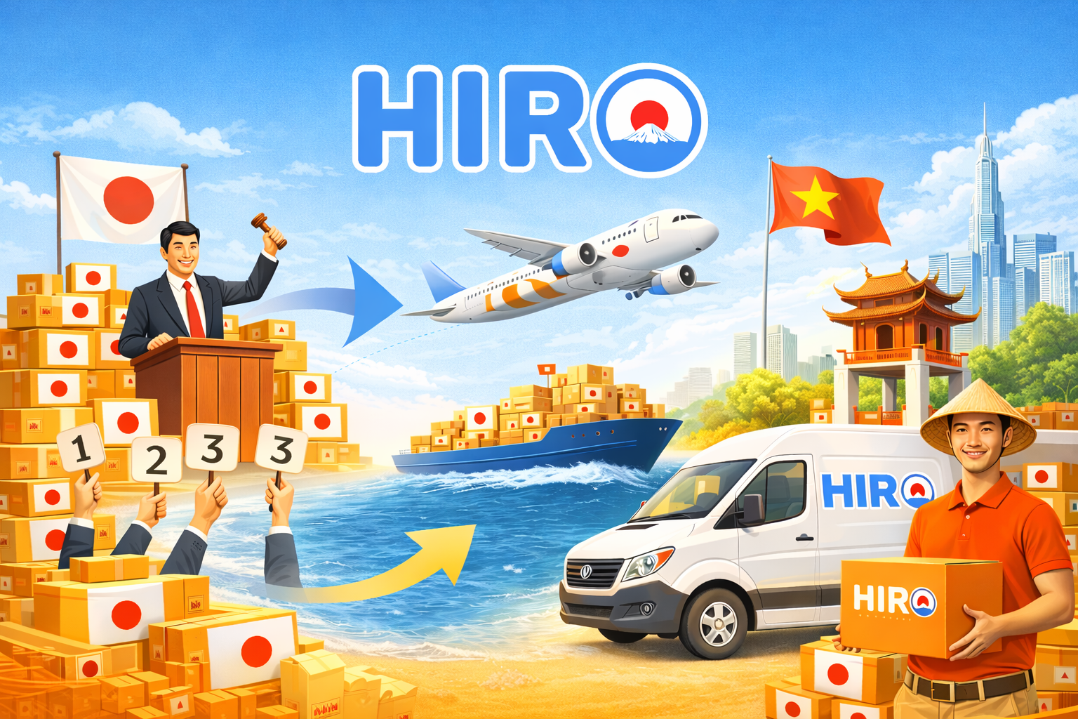 Điểm mạnh của Hiro Express – dịch vụ mua hộ và vận chuyển hàng Nhật